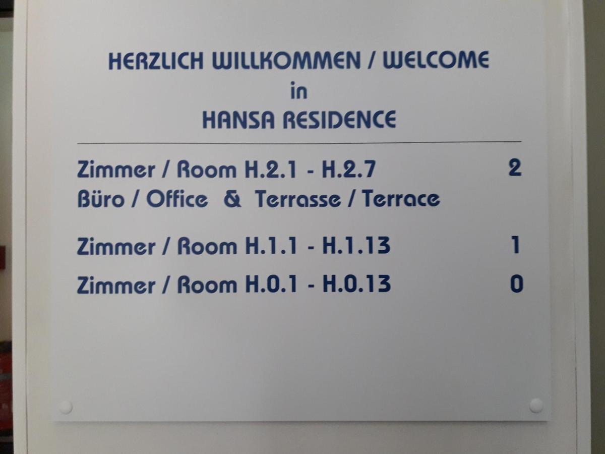 Gaestehaus Hansa Residence Hamburg Exterior photo